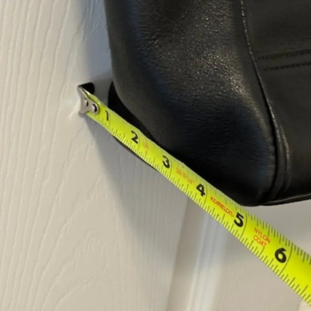 Coach Vintage Restored Legacy Candace Medium Carryall Black Leather-EUC - Picture 13 of 13